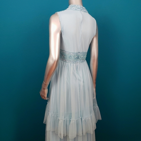 🆕️ 🎬 FROCK & FRILL Tiered Sequin Maxi Dress // (NWT) - Picture 7 of 8